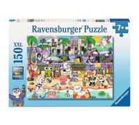 Ravensburger Children's Puzzle 12001704 - Fun on the Beach Promenade - Puzzle with 150 Large Pieces, for Children from 7 Years