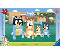 Ravensburger Children's Puzzle - 12004109 Bluey - Frame Puzzle for Children from 3 Years with 15 Pieces