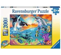 Ravensburger Children's puzzle - 12900 ocean inhabitants - underwater puzzle for children aged 8 and up, with 200 pieces in XXL format