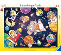 Ravensburger Children's Puzzle - Animal Astronauts - 30-48 Pieces Frame Puzzle for Children from 4 Years
