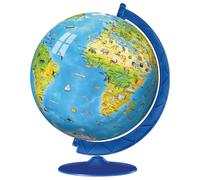 Ravensburger 3D Puzzle Ball - Globe English - Ages 6+, 180 Pieces