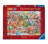 Ravensburger Christmas Cookie Village 1000 Piece Jigsaw Puzzle Festive Scene