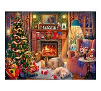 Ravensburger Christmas Eve 1500 Piece Holiday Jigsaw Puzzle for Adults - 12000717 - Handcrafted Tooling Made in Germany Every Piece Fits Together Pe