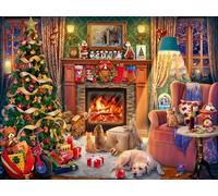 Ravensburger Christmas Eve 1500 piece Jigsaw Puzzle for Adults and Kids Age 12 and Up