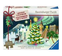 Ravensburger Christmas Around the World Jigsaw Puzzle Advent Calendar for Kids anf Adults Age 12 Years Up Gifts for Kids