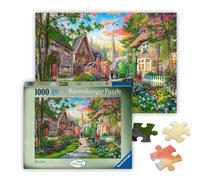 Ravensburger Church Lane 1000-Piece Puzzle - Charming English Village Scene | Pr