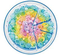Ravensburger Circle of Colors: Rainbow Cake 500 Piece Round Jigsaw Puzzle for Adults - 17349 - Every Piece is Unique Softclick Technology Means Piece