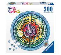 Ravensburger Circle of Colours Candy Sweets 500 Piece Jigsaw Puzzle for Adults and Kids Age 10 Years Up