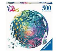 Ravensburger Circle Of Colours - Oceans Circular 500 Piece Jigsaw Puzzle - Brand New And Sealed