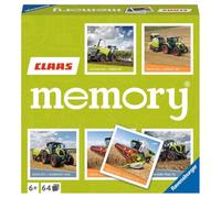 Ravensburger Claas Memory® - 20882 - The Classic Game for All Agricultural Machinery Fans, Memory Game for 2-8 Players from 6 Years
