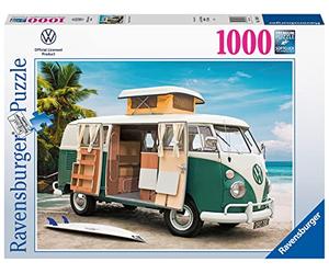 Ravensburger Classic Volkswagen VW T1 Camper Van 1000 Piece Jigsaw Puzzles for Adults and Kids Age 12 Years Up