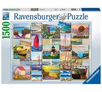 Ravensburger Coastal Collage 1500 Piece Jigsaw Puzzle for Adults Kids Age 12 Years Up