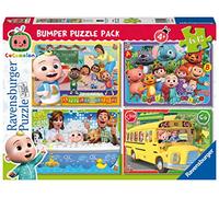 Ravensburger Cocomelon Jigsaw Puzzle, 4 x 42 Bumper Pack, 4 x 42 Pieces, Age 4+