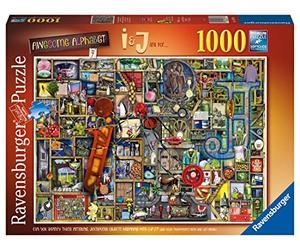 Ravensburger Colin Thompson Awesome Alphabet I & J 1000 Piece Jigsaw Puzzle for Adults & Kids Age 12 Years Up