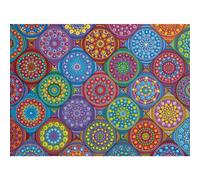 Ravensburger Color Your World Series: Magnificent Mandalas 500 Piece Jigsaw Puzzle for Adults - 80694 - Handcrafted Tooling Made in Germany Every Pi