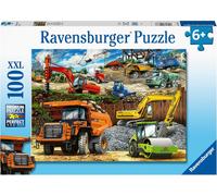 Ravensburger Construction Vehicles 100 piece Jigsaw Puzzle for Kids Age 6 Years