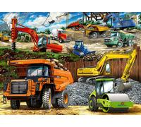 Ravensburger Construction Vehicles 100 Piece Jigsaw Puzzle with Extr (US IMPORT)