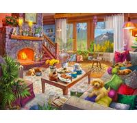 Ravensburger Cosy Cabin 1000 Piece Jigsaw Puzzles for Adults and Kids Age 12 Years Up