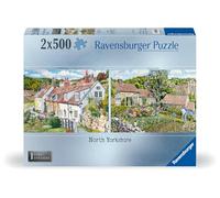 Ravensburger Cosy Cottages No.1 North Yorkshire 2x 500 Piece Jigsaw Puzzle for Adults and Kids Age 10 Years Up