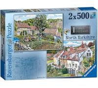 Ravensburger Cosy Cottages No.1 North Yorkshire 2X 500 Piece Jigsaw Puzzles Multi