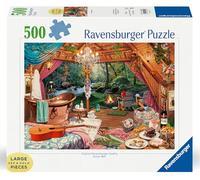 Ravensburger Cosy Glamping 500 Piece Jigsaw Puzzles for Adults and Kids Age 10 Years Up