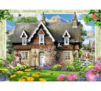 Ravensburger Country Cottage Collection No.15 Hillside Cottage 1000 Piece Jigsaw Puzzles for Adults and Kids Age 12 Years Up