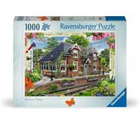 Ravensburger Country Cottage Railway Cottage 1000 Piece Jigsaw Puzzle Toys