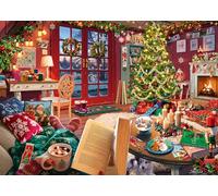 Ravensburger Cozy Christmas 500 Piece Large Format Jigsaw Puzzle for Adults