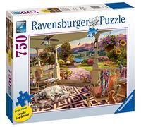 Ravensburger Cozy Front Porch View 750 Piece Jigsaw Puzzle for Adults and Kids Age 12 Years Up