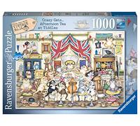 Jigsaw Puzzle - CRAZY CATS... AFTERNOON TEA AT TIDDLES - 1000 Pieces