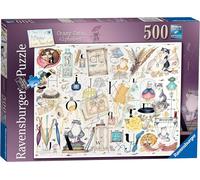 Ravensburger Crazy Cats Alphabet 500 Piece Jigsaw Puzzle for Adults and Kids Age