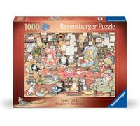 Ravensburger Crazy Cats Bingley's Bookclub 1000 PC Jigsaw