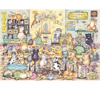 Ravensburger Linda Jane Smith Crazy Cats No.20: Easter Eggstravaganza 1000pc Adult Jigsaw puzzle