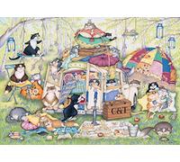 Ravensburger Crazy Cats Lazy Summer Afternoon 1000 Piece Jigsaw Puzzles for Adults and Kids Age 12 Years Up