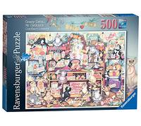 Ravensburger Crazy Cats Mr Catkin’s Confectionery 500 Piece Jigsaw Puzzle for Adults & Kids Age 10 Years Up