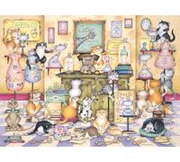 Ravensburger Crazy Cats Tabby & Co 500 Piece Jigsaw Puzzle for Adults and Kids Age 10 Years Up