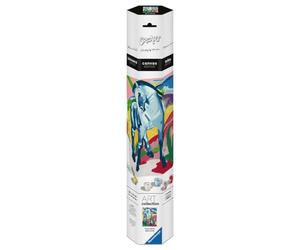 Ravensburger CreArt 12022325 - Blue Horse (Franz Marc) - Paint by Numbers Adults, DIY Painting Set with Brush and Acrylic Paints, Gift for Women and Men, Painting on Canvas