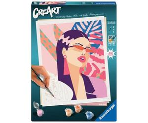 Ravensburger CreArt 12023099 Paint by Numbers Neon Diva from 12 Years