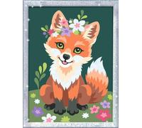 Ravensburger 23765 Painting by Numbers 23765 Flower Fox Children from 9 Years