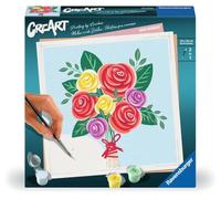 Ravensburger CreArt 25520 - Rose Bouquet - Paint by Numbers Adults, DIY Painting Set with Brush and Acrylic Paints, Gift for Women and Men, Painting for Adults