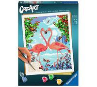 Ravensburger CreArt 28991 Painting by Numbers Flamingo Love from 12 Years