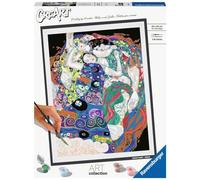 Ravensburger - CreArt B Series Art Collection: Klimt, The Virgin, Paint by Adult Numbers, Paints by Numbers Painting, Paint by Numbers Paint, Includes Complete Paint by Numbers Kit