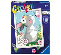 Ravensburger Paint by Numbers Kit Beautiful Bunny – For Children & Adults Ages 7+ – Kids Craft Set