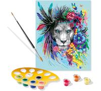 Ravensburger CreArt Boho Lion Paint by Numbers for Adults Craft Kits for Adults