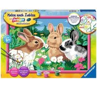 Ravensburger Paint by Numbers 28517 - Cute Bunny - for Children from 9 Years
