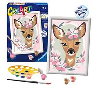 Ravensburger CreArt Delightful Deer Paint by Numbers Kits for Children & Adults Ages 9 Years Up - Kids Craft Set