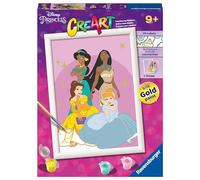 Ravensburger CreArt Disney Princess Paint By Numbers Kits for Children & Adults Ages 9 Years Up - Kids Craft Set