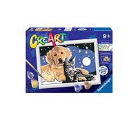 Ravensburger - CreArt E Series: Starry Sky, Paint by Number Kit, Contains a Pre-Printed Board, a Brush, Colors and Accessories, Creative Game for Boys and Girls 9+ Years