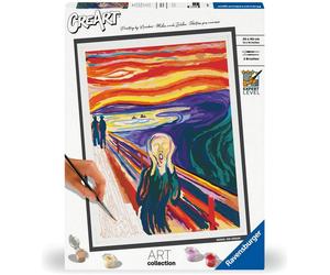 Ravensburger CreArt Edvard Munch Painting, The Scream (30x40cm)