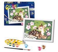Ravensburger CreArt Floral Fawn Paint by Numbers Kits for Children & Adults Ages 7 Years Up - Kids Craft Set